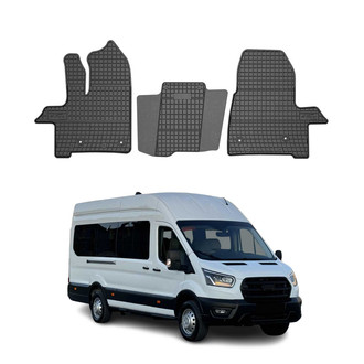OMAC® - Classic 1st & 2nd Row Black Floor Mat Set