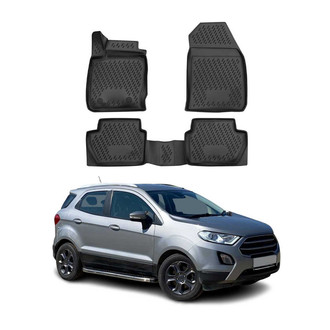 OMAC® - Classic 1st & 2nd Row Black Floor Mat Set