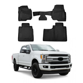 OMAC® - Classic 1st & 2nd Row Black Floor Mat Set