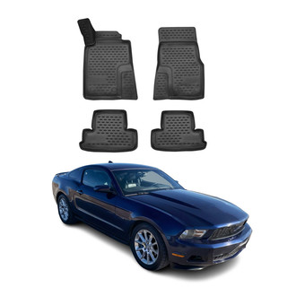 OMAC® - Classic 1st & 2nd Row Black Floor Mat Set