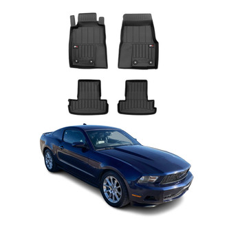 OMAC® - Premium 1st & 2nd Row Black Floor Mat Set