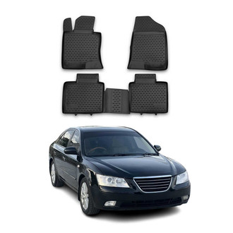 OMAC® - Classic 1st & 2nd Row Black Floor Mat Set
