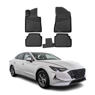 OMAC® - Classic 1st & 2nd Row Black Floor Mat Set