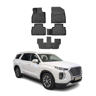 OMAC® - Classic 1st & 2nd Row Black Floor Mat Set