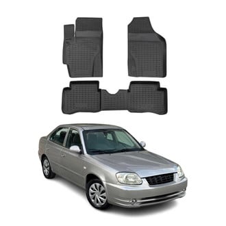 OMAC® - Classic 1st & 2nd Row Black Floor Mat Set