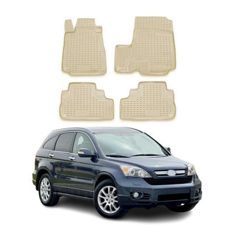 OMAC® - Classic 1st & 2nd Row Beige Floor Mat Set