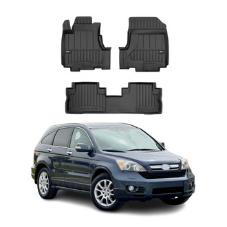 OMAC® - Premium 1st & 2nd Row Black Floor Mat Set