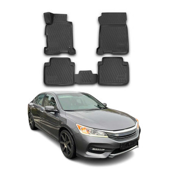 OMAC® - Classic 1st & 2nd Row Black Floor Mat Set