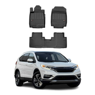 OMAC® - Premium 1st & 2nd Row Black Floor Mat Set