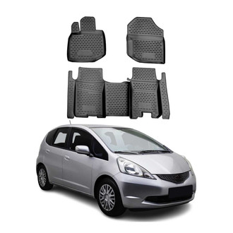 OMAC® - Classic 1st & 2nd Row Black Floor Mat Set