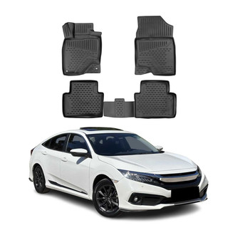 OMAC® - Classic 1st & 2nd Row Black Floor Mat Set