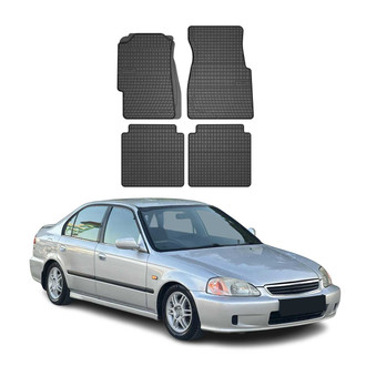 OMAC® - Classic 1st & 2nd Row Black Floor Mat Set