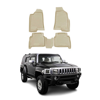 OMAC® - Classic 1st & 2nd Row Beige Floor Mat Set