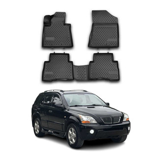 OMAC® - Classic 1st & 2nd Row Black Floor Mat Set