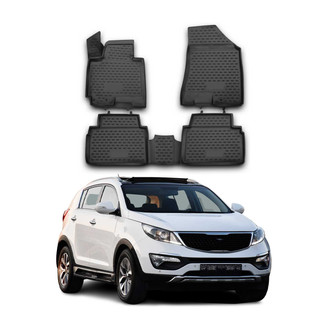 OMAC® - Classic 1st & 2nd Row Black Floor Mat Set