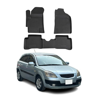 OMAC® - Classic 1st & 2nd Row Black Floor Mat Set