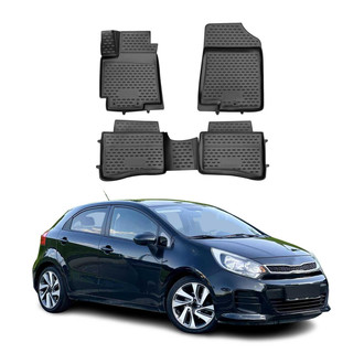 OMAC® - Classic 1st & 2nd Row Black Floor Mat Set