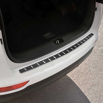 OMAC® - Polished with Black Rear Bumper Sill Cover