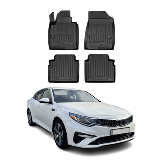 OMAC® - Premium 1st & 2nd Row Black Floor Mat Set