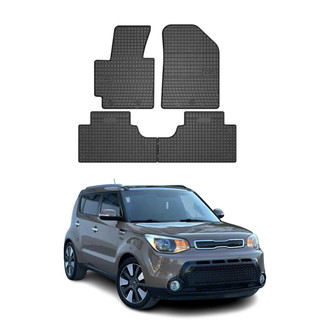 OMAC® - Classic 1st & 2nd Row Black Floor Mat Set