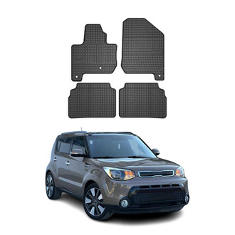 OMAC® - Classic 1st & 2nd Row Black Floor Mat Set