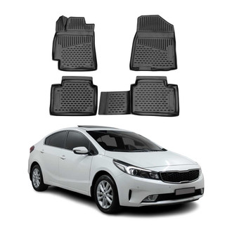 OMAC® - Classic 1st & 2nd Row Black Floor Mat Set