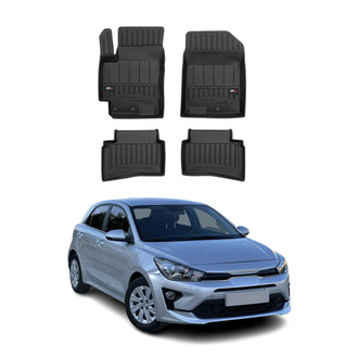 OMAC® - Premium 1st & 2nd Row Black Floor Mat Set