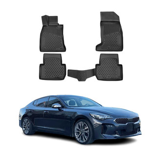 OMAC® - Classic 1st & 2nd Row Black Floor Mat Set