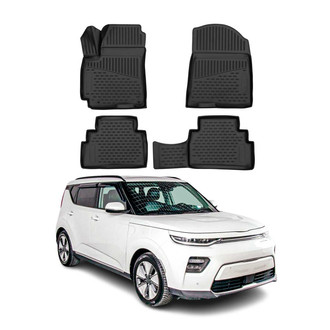 OMAC® - Classic 1st & 2nd Row Black Floor Mat Set