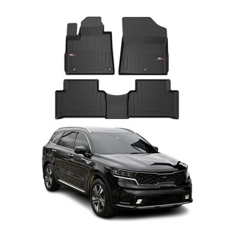 OMAC® - Premium 1st & 2nd Row Black Floor Mat Set