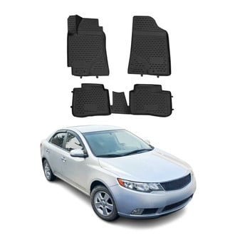 OMAC® - Classic 1st & 2nd Row Black Floor Mat Set