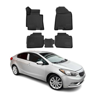 OMAC® - Classic 1st & 2nd Row Black Floor Mat Set