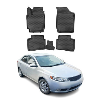 OMAC® - Classic 1st & 2nd Row Black Floor Mat Set