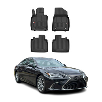 OMAC® - Premium 1st & 2nd Row Black Floor Mat Set