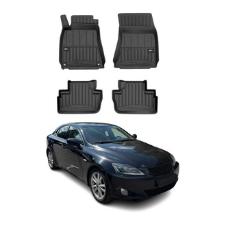 OMAC® - Premium 1st & 2nd Row Black Floor Mat Set