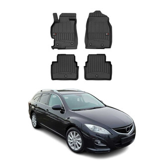 OMAC® - Premium 1st & 2nd Row Black Floor Mat Set