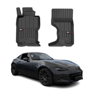 OMAC® - Premium 1st & 2nd Row Black Floor Mat Set