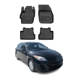 OMAC® - Premium 1st & 2nd Row Black Floor Mat Set