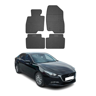 OMAC® - Classic 1st & 2nd Row Black Floor Mat Set