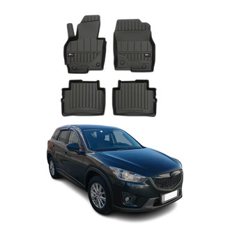 OMAC® - Premium 1st & 2nd Row Black Floor Mat Set