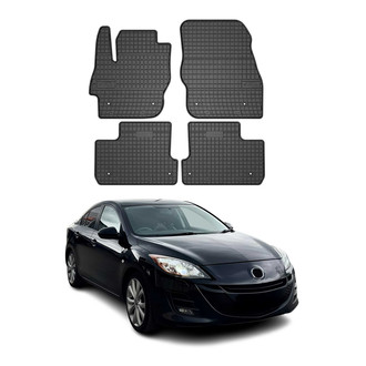OMAC® - Classic 1st & 2nd Row Black Floor Mat Set