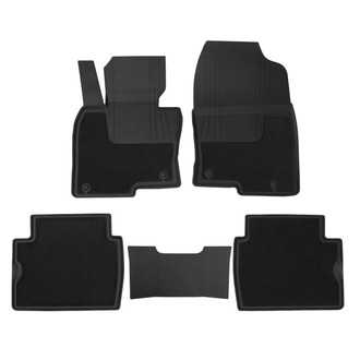 OMAC® - Classic 1st & 2nd Row Black Floor Mat Set