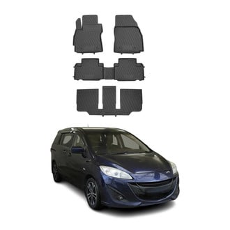 OMAC® - Classic 1st & 2nd Row Black Floor Mat Set