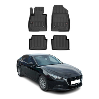 OMAC® - Premium 1st & 2nd Row Black Floor Mat Set