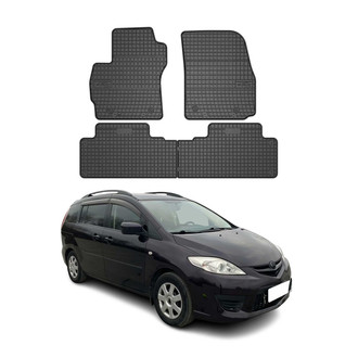OMAC® - Classic 1st & 2nd Row Black Floor Mat Set