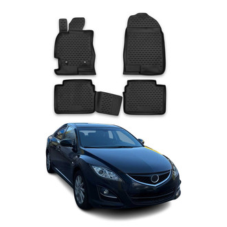 OMAC® - Classic 1st & 2nd Row Black Floor Mat Set