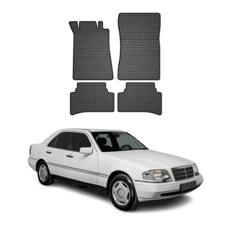 OMAC® - Classic 1st & 2nd Row Black Floor Mat Set