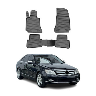 OMAC® - Classic 1st & 2nd Row Black Floor Mat Set