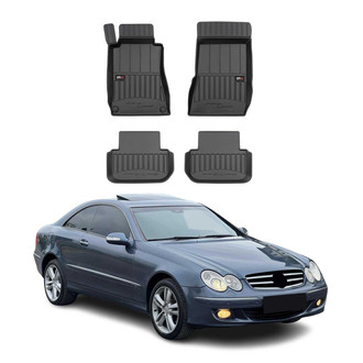 OMAC® - Premium 1st & 2nd Row Black Floor Mat Set