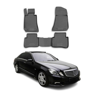 OMAC® - Classic 1st & 2nd Row Black Floor Mat Set